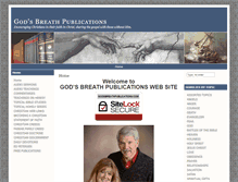 Tablet Screenshot of godsbreathpublications.com